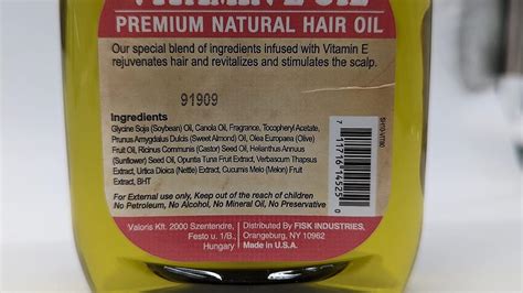 Difeel Premium Natural Hair Oil With Vitamin E 71 Oz Nourishing Hair Treatment