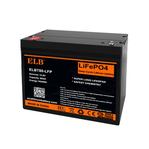 12V 80Ah Battery ELB Energy Group