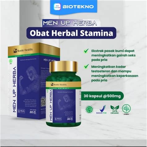 Jual Herbal Stamina Pria Men Up Herba Isi Kapsul Original Shopee