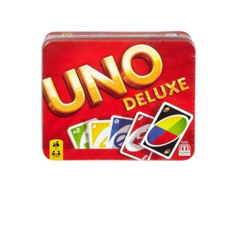 Mattel Games Uno Deluxe Jeu De Cartes Jeu De Soci T Familial Ans