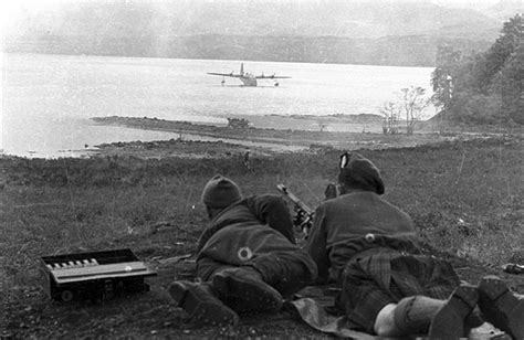 Les hommes du commandant Kieffer à lentraînement en Ecosse Chemins