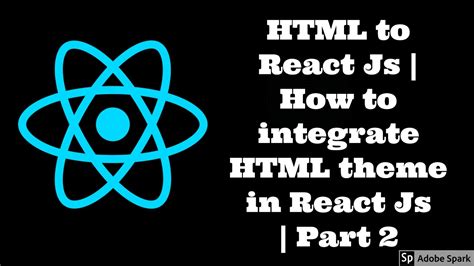 React Js Tutorial Html To Reactjs How To Convert Html Template To