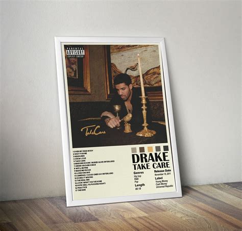 Drake Take Care Poster Drake Poster