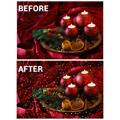 Christmas Overlays Photoshop Overlays Photo Overlays Bokeh Etsy