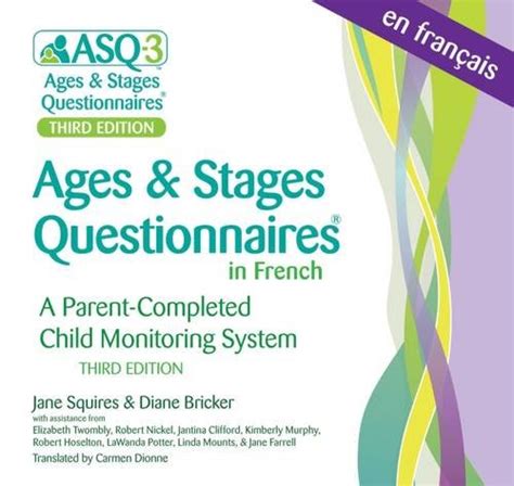Ages & Stages Questionnaires® in French, (ASQ-3™ French): A Parent ...