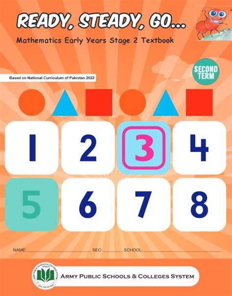 Apsacs Ready Steady Go Math Early Years Stage 2 2nd Term Paramount Books