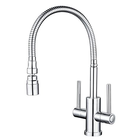 Hapilife Modern Kitchen Sink Mixer Tap With Flexible Spray Dual Lever