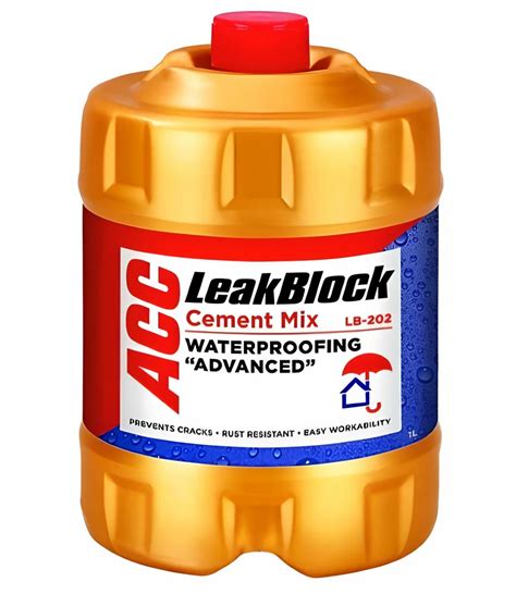 Lb Acc Leak Block Waterproofing Cement Mix Packaging Size