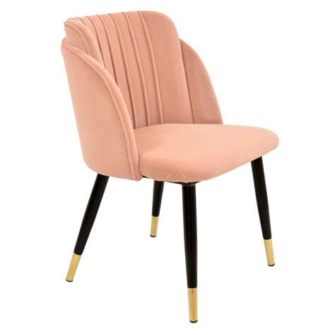 Silla Terciopelo Rosa VELOUR