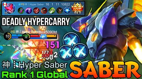 Deadly Hyper Saber 6 000 Matches Top 1 Global Saber by 神Hyper Saber