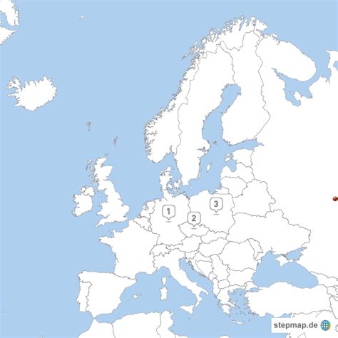 Stumme Karte Europa Von Oalinfo Landkarte F R Europa