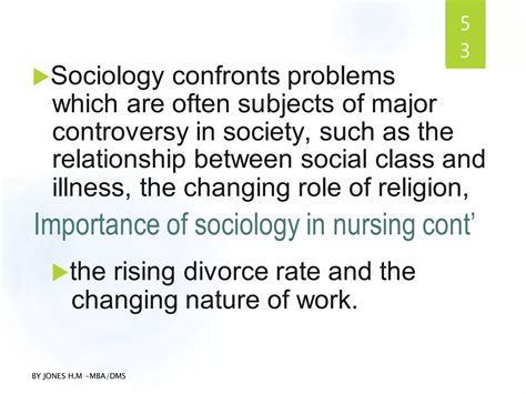 Importance Of Sociology In Nursing 1