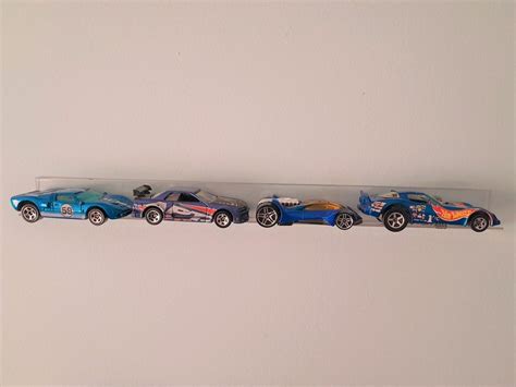 Hot Wheels Matchbox Johnny Lightning 1 64 Car Display Floating Shelf QTY 3 1ft Shelves Holds