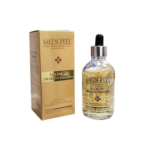 Ready Stock Medi Peel Luxury 24k Gold Ampoule 100ml Shopee Malaysia