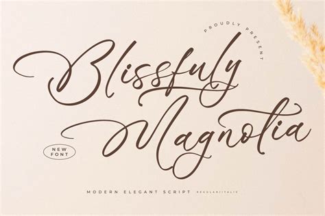 Blissfuly Magnotia DEMO VERSION Font Family · 1001 Fonts