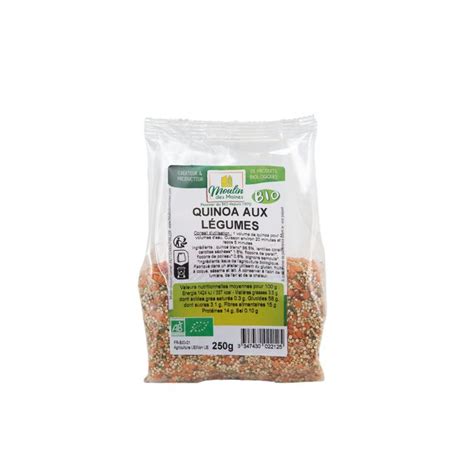 Quinoa aux légumes bio 250g Boutique Naturline