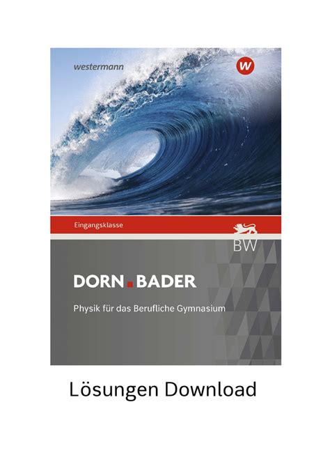 Dorn Bader Physik Ausgabe F R Berufliche Gymnasien