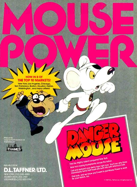 FADED SIGNALS: “Danger Mouse” was a British cartoon that parodied...