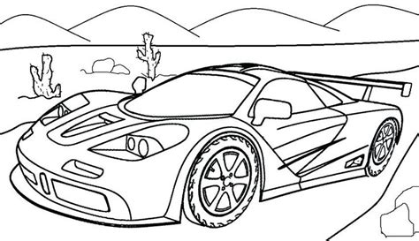 Cool Race Car Coloring Pages Pdf