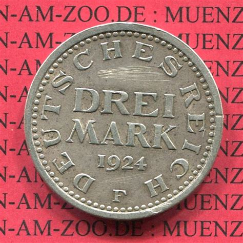 Weimarer Republik Deutsches Reich Mark Fehlpr Gung Rand Un D Recht