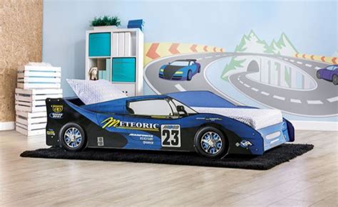 Superior Twin Size Race Car Bed (Blue and Red) – Kids Furniture In Los ...