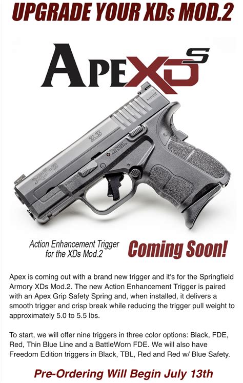 New Apex Trigger For Xds The Armory Life Forum