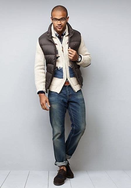 Puffer Vest Outfits For Men Styleoholic