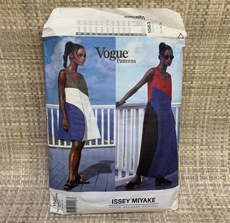 90s Vogue 1563 Pattern Issey MIYAKE Vogue Designer Original Etsy