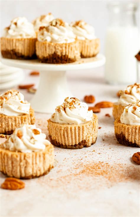 Mini Caramel Pumpkin Cheesecake Bites