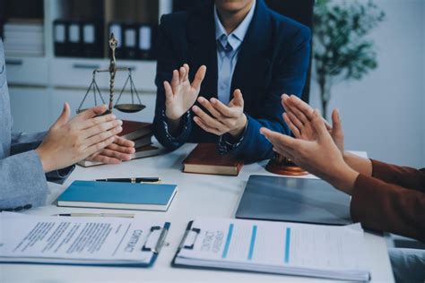 Business People Clapping And Applause At Meeting Or Conference Close