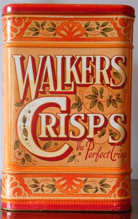 My Purple Velvet Box Full of Stuff: Exotic Packaging: Walkers Crisps Tin