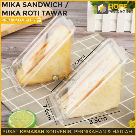 Jual Pcs Mika Sando Fruit Salad Mika Sandwich Bening Mika