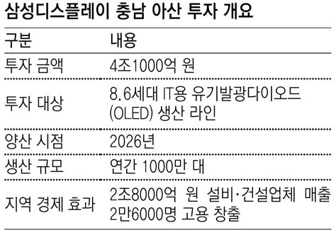 삼성 Oled 41조 투자 이재용 “아무도 가지 못한 미래로” 비즈n