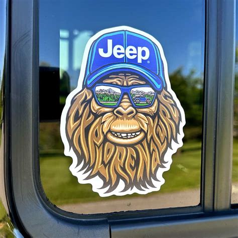 Jeep Nature Squatch Sticker Jedco