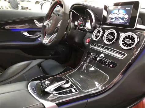 Benz C Class W205 Interior Carbon Fiber Panel Carbon Fiber Star