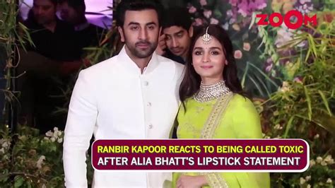 Ranbir Kapoor Reaction On Tagged As Toxic Husband After Lipstick