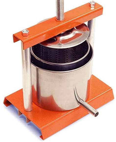 OMAC 5 Qt - 8" Vegetable / Fruit Torchietto Steel Press | Creative Cookware