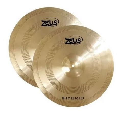 Prato Zeus Hybrid Chimbal Hi hat 13 Zhhh13 Par Frete grátis