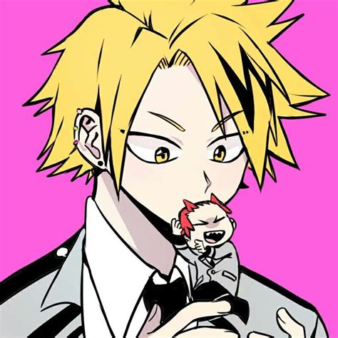 Kaminari Denki And Kirishima Eijirou Human Pikachu Anime My Hero Academia Manga