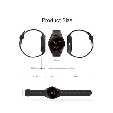 Smartwatch Touch Screen Rojo Dblue Mertel