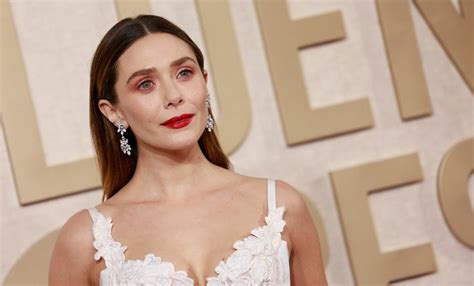 Elizabeth Olsen Golden Globe Awards 2024 CelebMafia