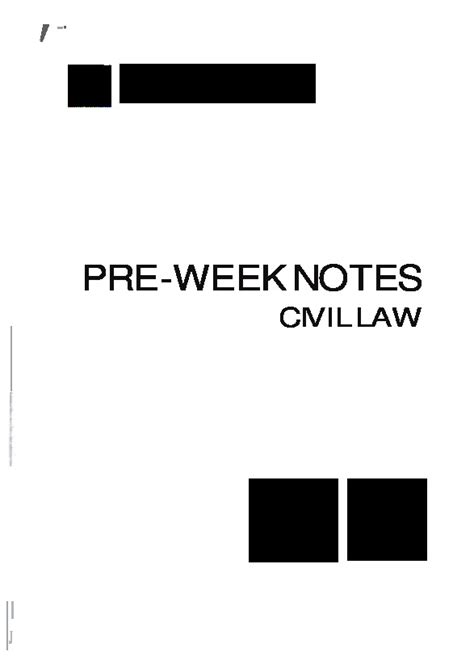 Civil Law Preweek Beda Pdfcoffee