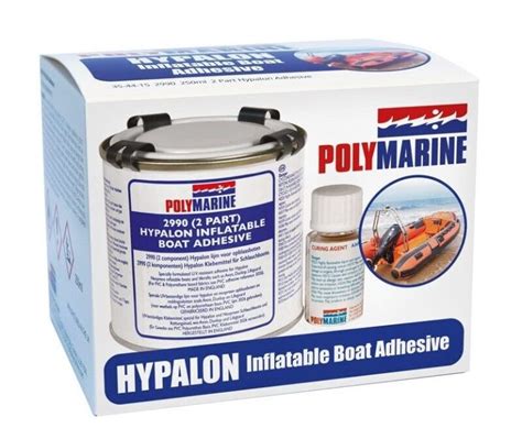 Polymarine Hypalon Adhesive 2990 2 Part 250ml F10 Marine