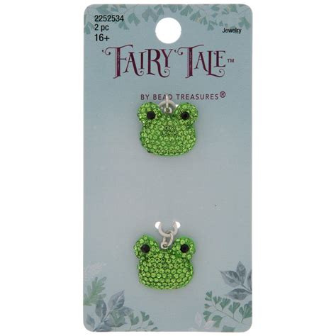 Green Rhinestone Frog Charms Hobby Lobby