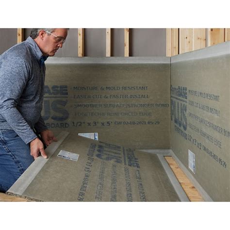 Permabase Plus 3 Ft X 5 Ft X 12 In Cement Backer Board 50005394 At