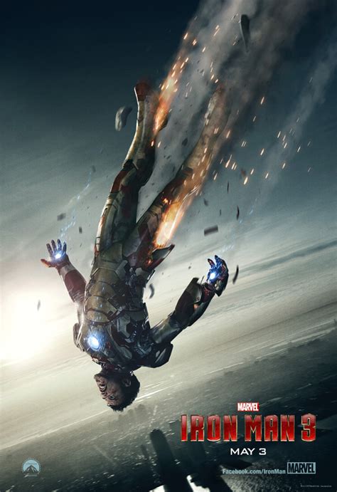 Iron Man 3 un nuevo cartel nos muestra la caída de Tony Stark y el