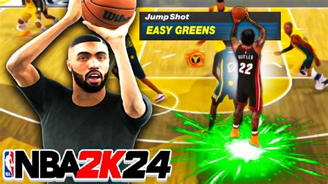 THE BEST AND SMOOTHEST GREEN LIGHT JUMPSHOT ON NBA 2K24 NEVER MISS