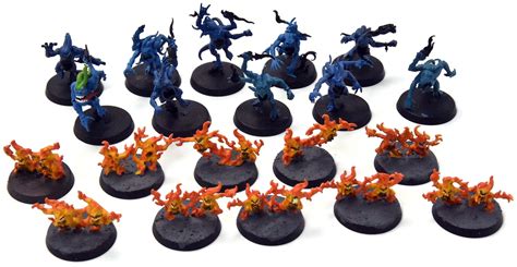 Games Workshop Chaos Daemons Blue Horrors Brimstone Horrors