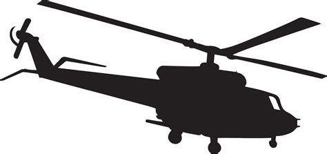 A Helicopter Vector silhouette illustration 24663895 Vector Art at Vecteezy