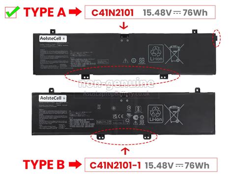 Battery For Asus Tuf Dash F15 Fx517ze 72bt5p Laptopreplacement Asus